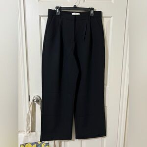 A&F Sloane Tailored Wide Leg Pant